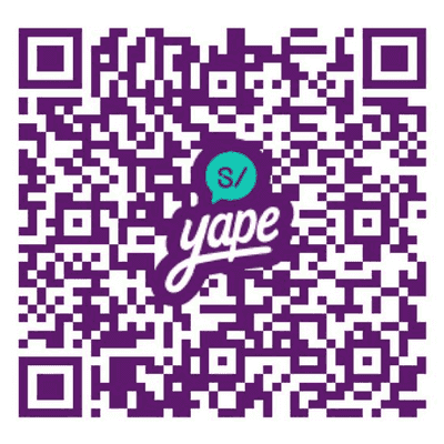 Código QR para pagar con Yape a Perú Software